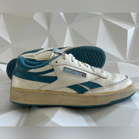 🔹 Reebok Club C 85 Revenge Vintage White Blue | Men’s Size 8 | Retro Classic - Picture 6 of 15